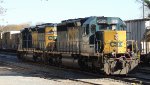 CSX 8058 & 4026 SD40's at the Yard